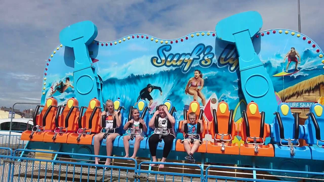 Surf's Up Ride At Weymouth Amusement Arcade, Weymouth, Dorset, July 2016