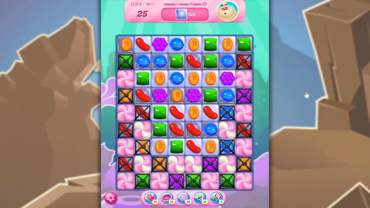 Candy Crush Saga LEVEL 1194 NO BOOSTERS (new version)🐟☑️