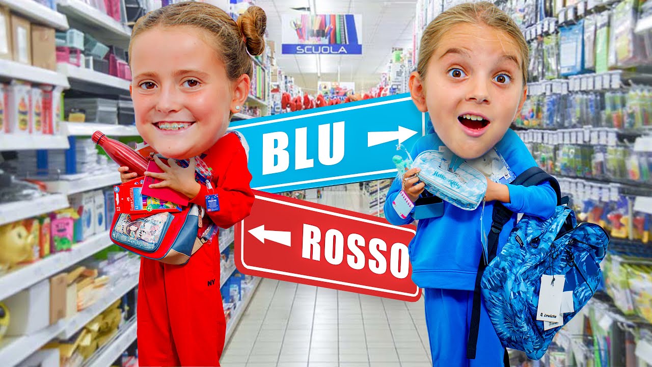 BLU vs. ROSSO - Back to School Color Challenge