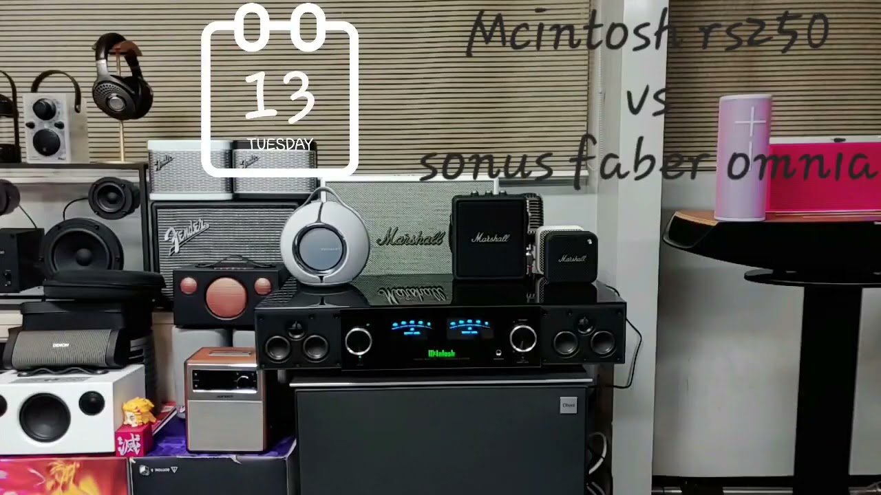 Sonus faber Omnia vs Mcintosh RS250[교차비교영상]