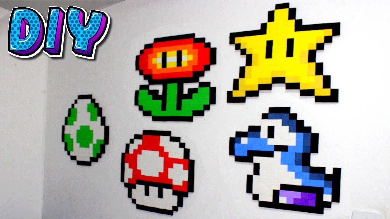 DIY Mario World - Big Pixel Art.