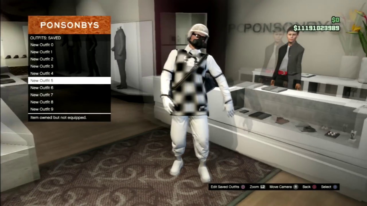 GTA 5 Online| Modded Outfits Showcase(PS3)