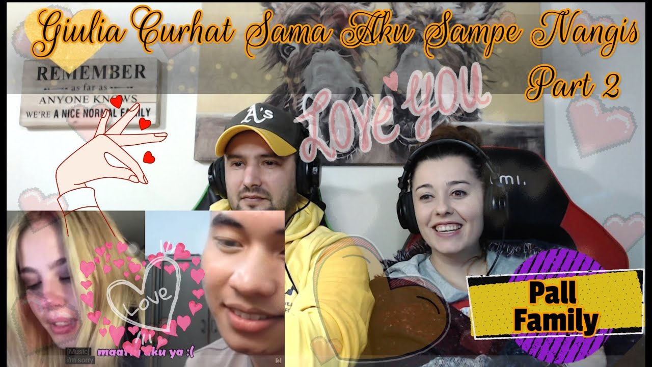 🇮🇩 Fiki+Julia:) Giulia Curhat Sama Aku Sampe Nangis ... !!! Pall Family Reaction! 🇮🇩 Part 2