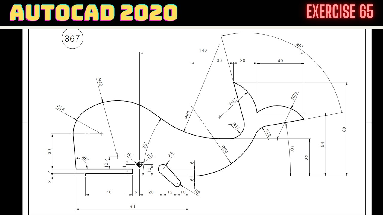 Balina Çizimi | Whale Drawing | Autocad Dibujo de Ballena | Autocad Exercise 52