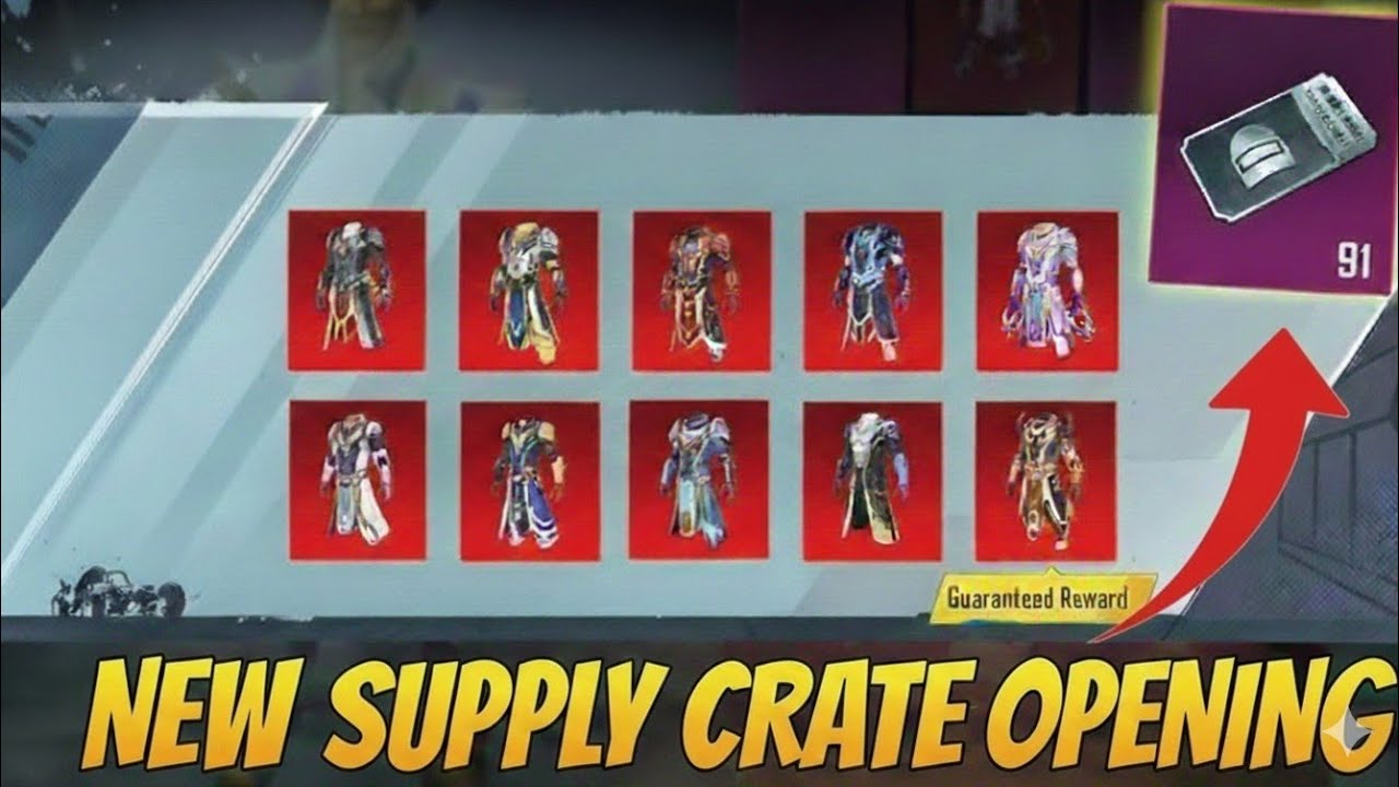 4.2 Supply Crate Opening Is Here/Best Tips And Tricks Get Free Mythic Set/Free Crate Opening/PUBGM