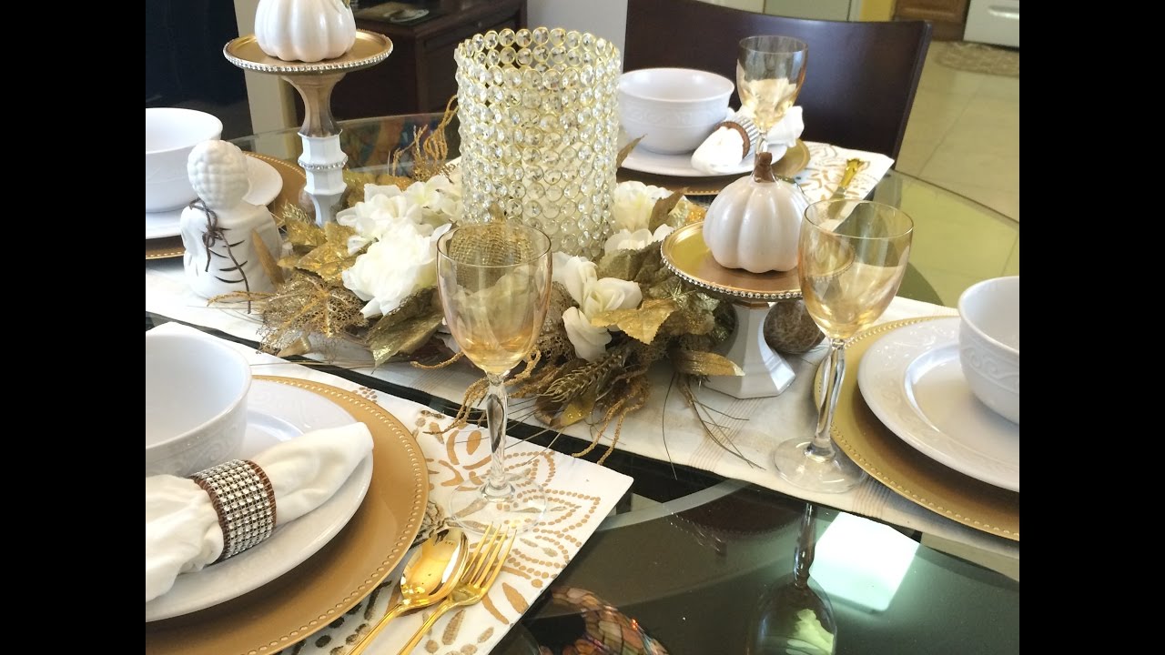 Fall Tablescape 2016 - Non Traditional W/Dollar Tree Decor