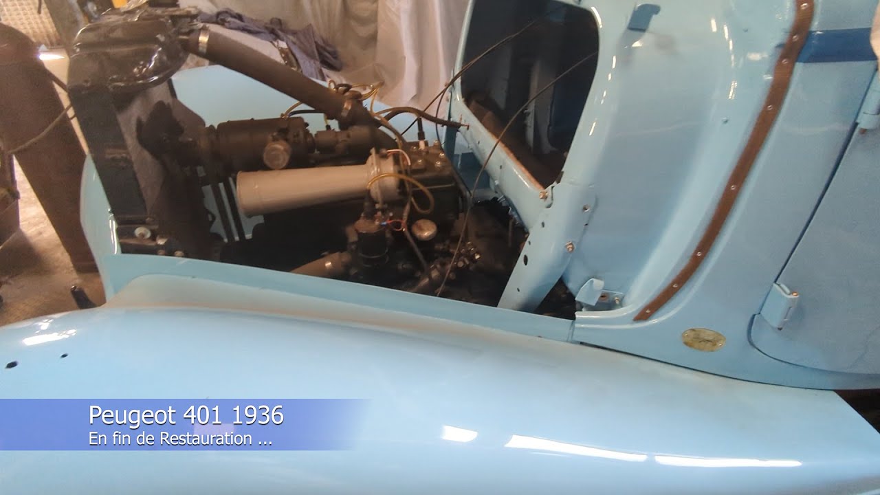Peugeot 401 fin de restauration