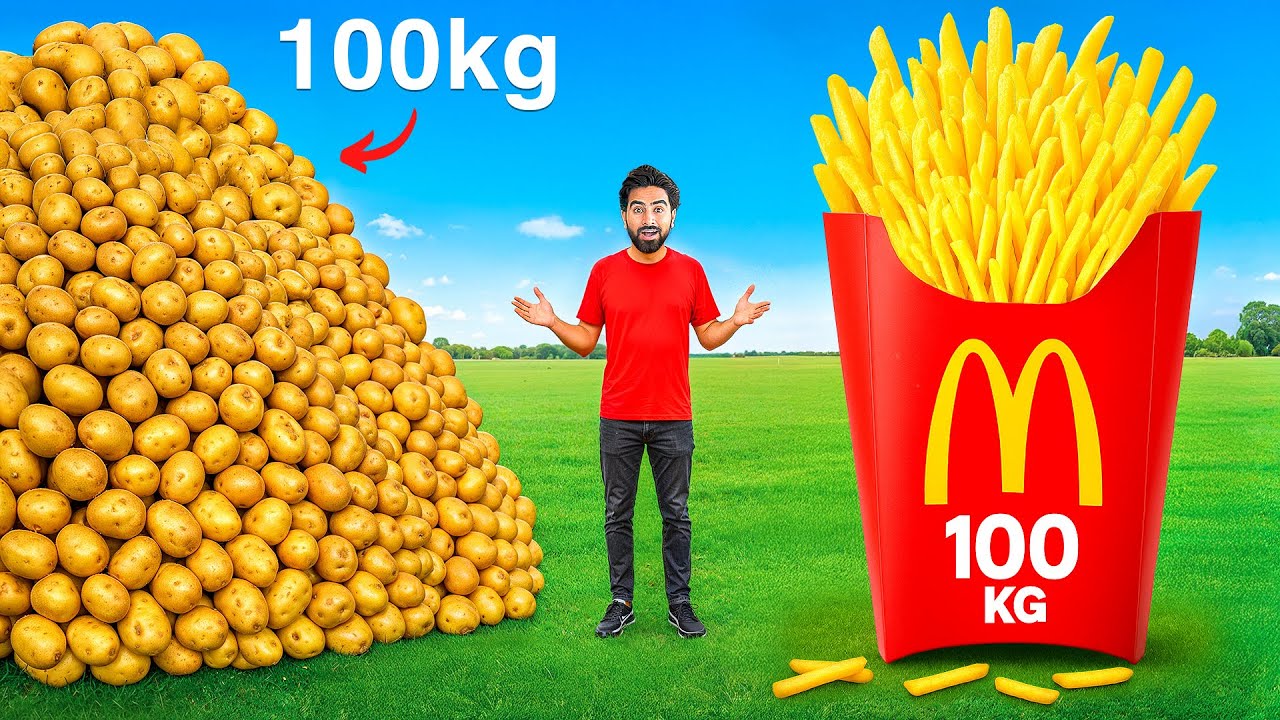 100KG आलू = ₹___ का फ्रेंच फ्राई बिज़नेस! Profit ya Loss? 😱