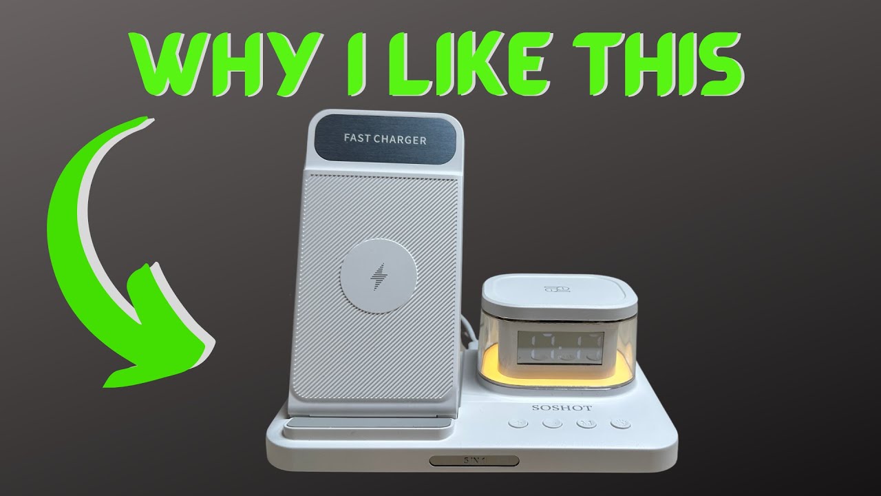 5 in 1 Wireless Charger with clock for Apple Devices Review
