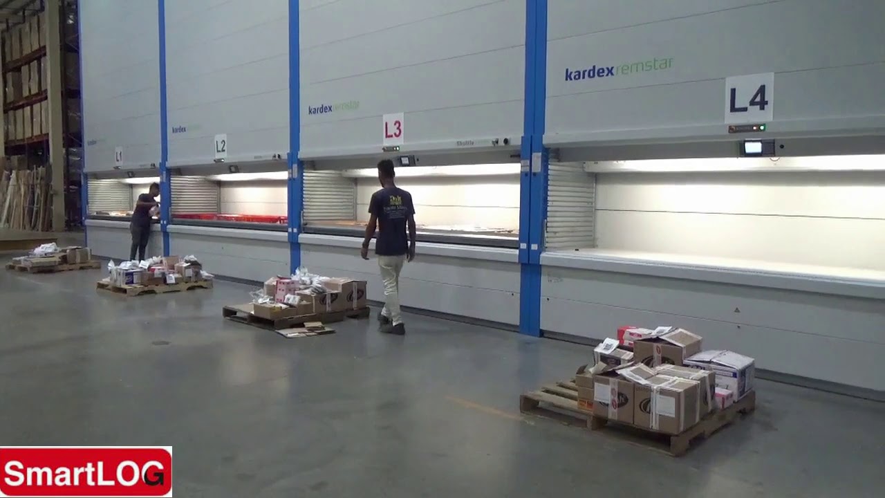 Descripción Proceso de Entradas en un Sistema de Almacenamiento Vertical