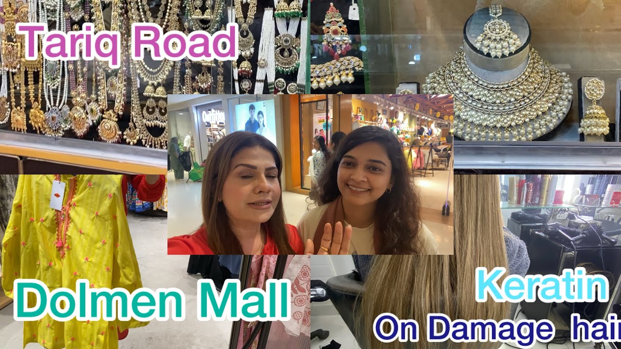 Imitation Bridal Sets- Dolmen Mall-Keratin Results On Damage Hair👍🏻