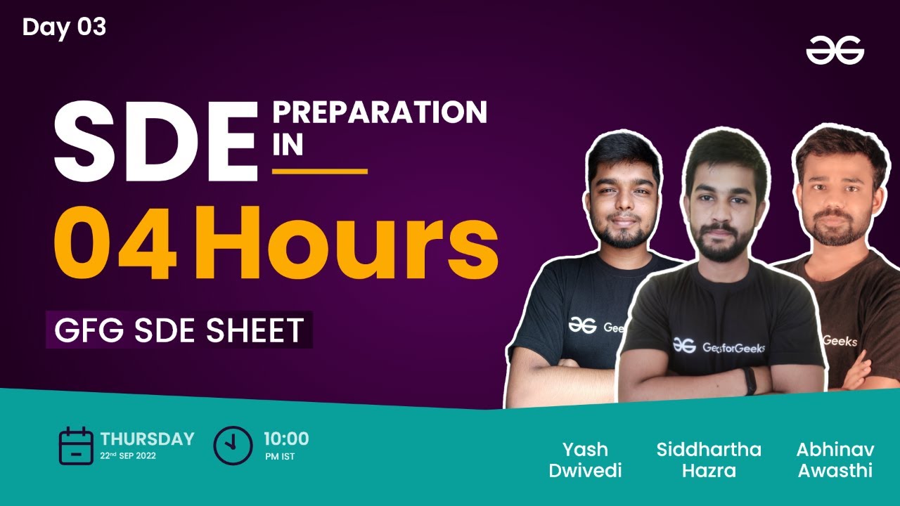 SDE Preparation in 4 Hours | GFG SDE Sheet - Strings | GeeksforGeeks Practice
