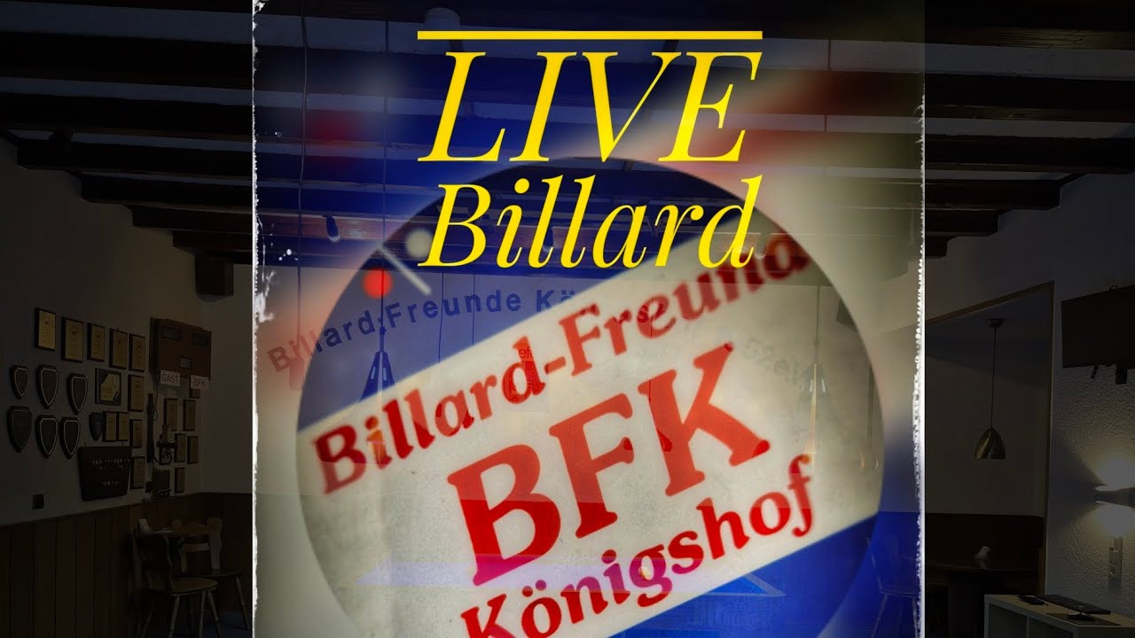 Bezirksliga Dreiband BFK 1 empfängt BSV Langenfeld. Ein ordentliches 6:2 für BFK 😊