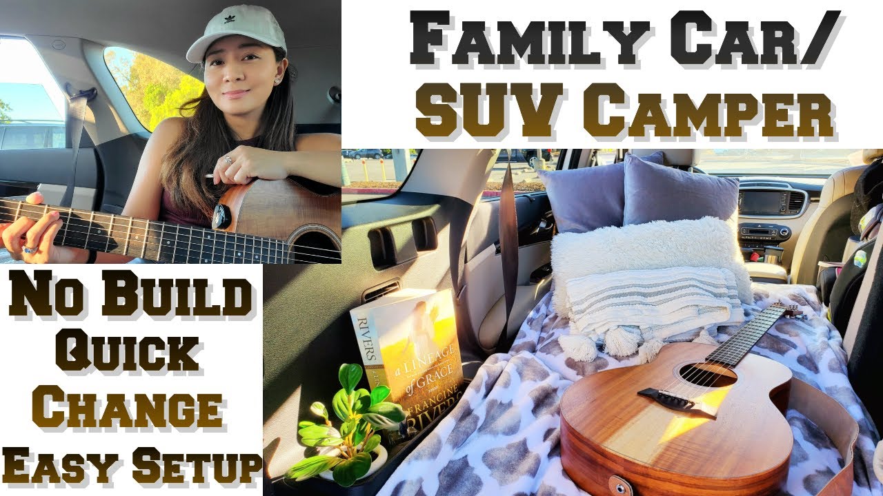 Interchangeable Family Car/SUV Camper-quick change no build! Morning coffee & jamming in a city park