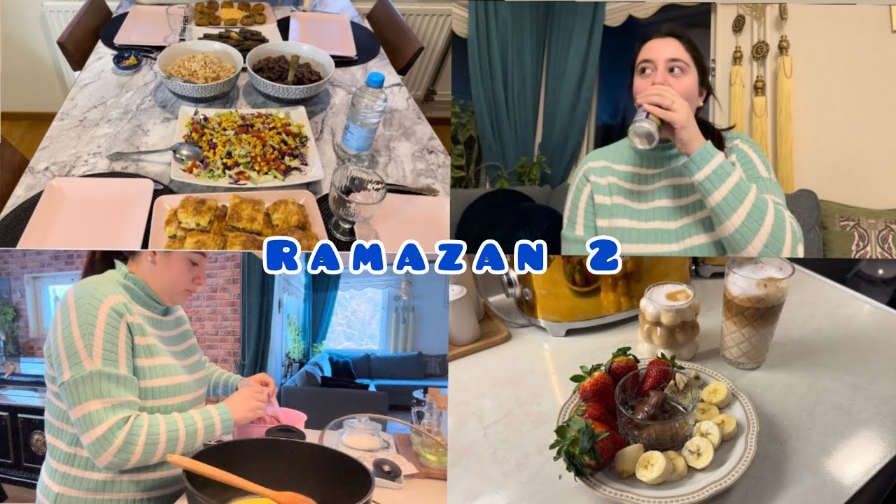 RAMAZANIN İLK GÜNÜ - İLK SAHUR VE İLK İFTAR - ANNEM VE BABAMDA İFTAR