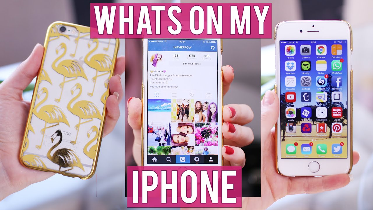 What's On My IPhone6?! | Inthefrow