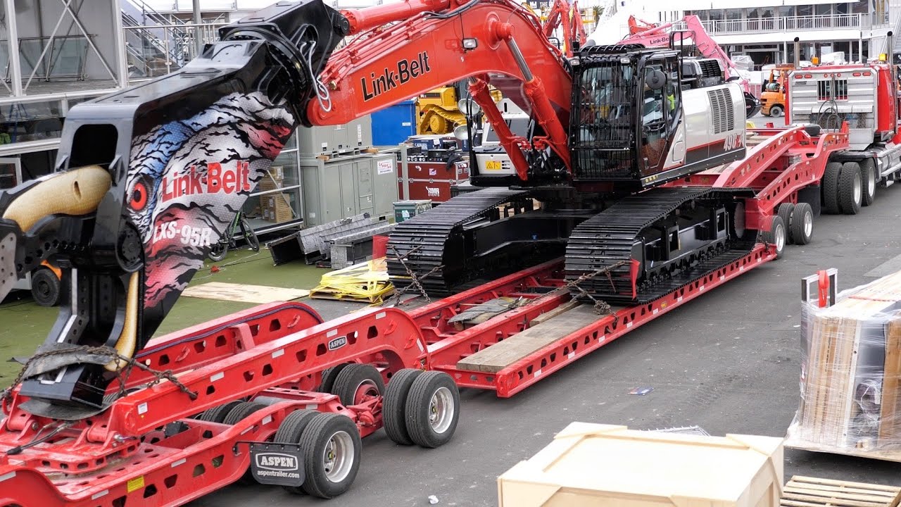 Moving the LinkBelt 490 with Genesis Shears