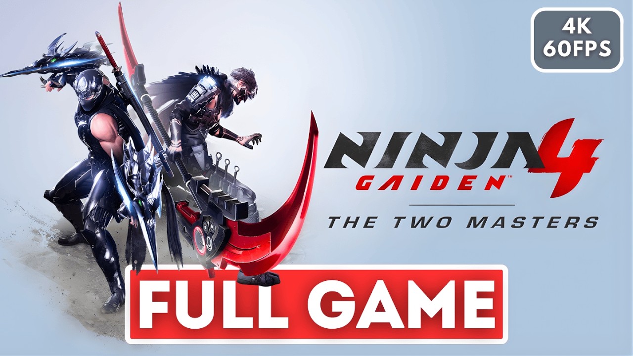 NINJA GAIDEN 4 THE TWO MASTERS DLC Gameplay Walkthrough FULL GAME [4K 60FPS] - No Commentary