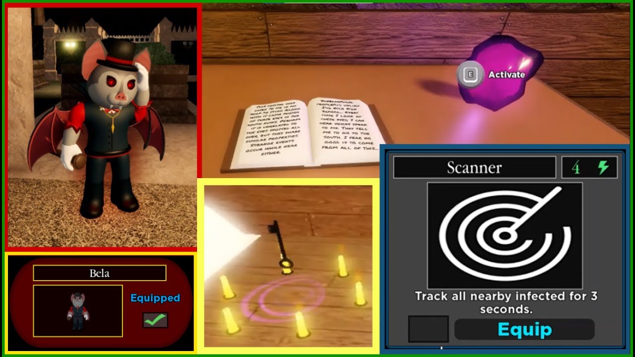 Piggy: Halloween Secret Skin Quest Guide [] Bela Skin + Scanner Player Ability (Showcase)