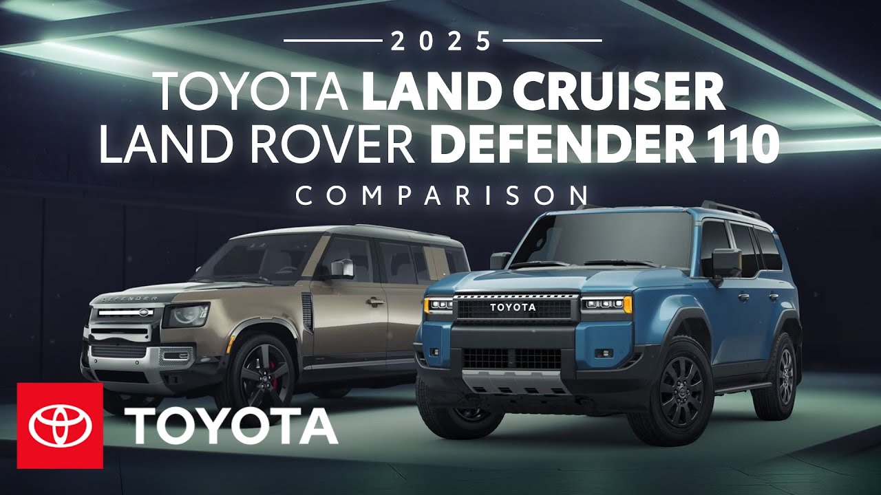 2025 Toyota Land Cruiser vs 2025 Land Rover Defender 110 | Toyota