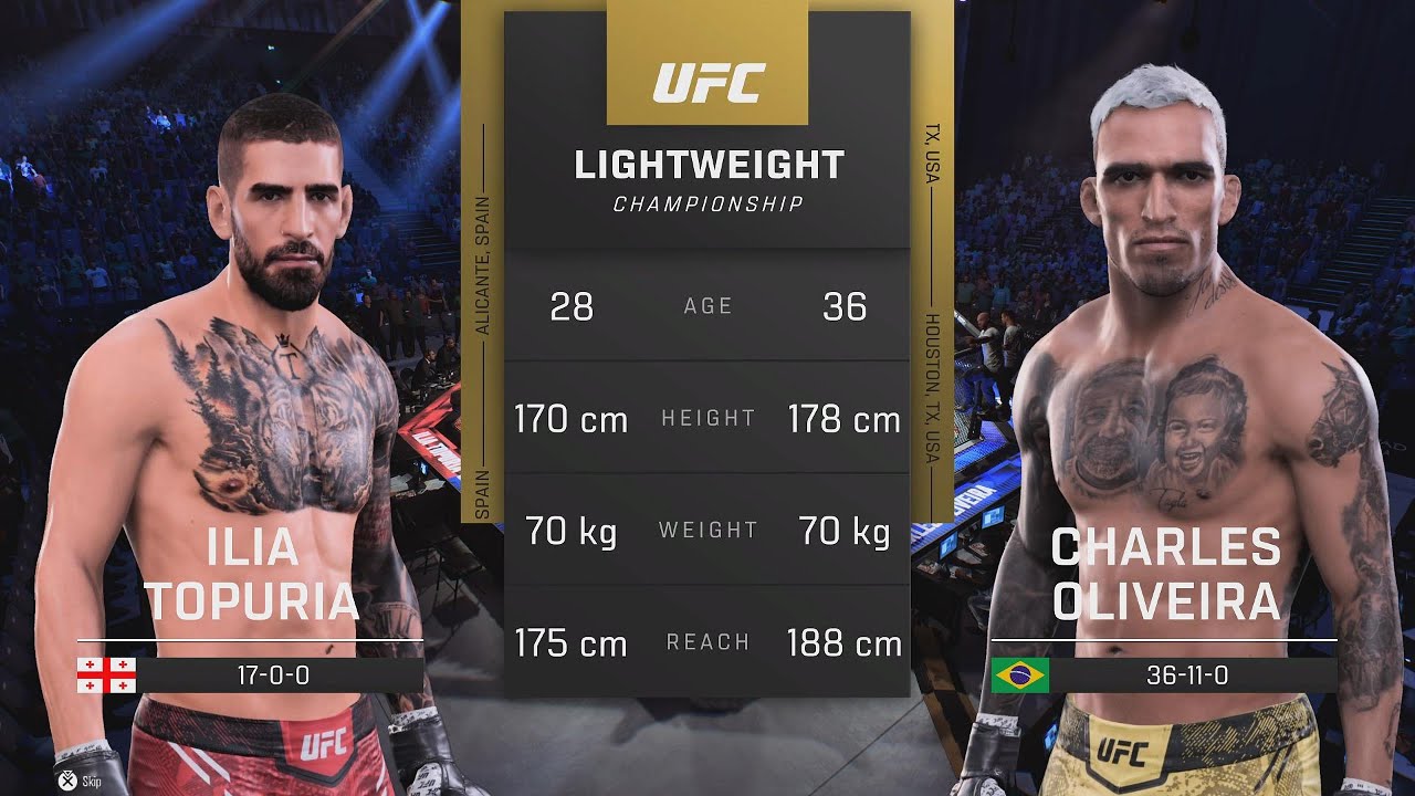 UFC 317: Ilia Topuria vs Charles Oliveira | FULL FIGHT