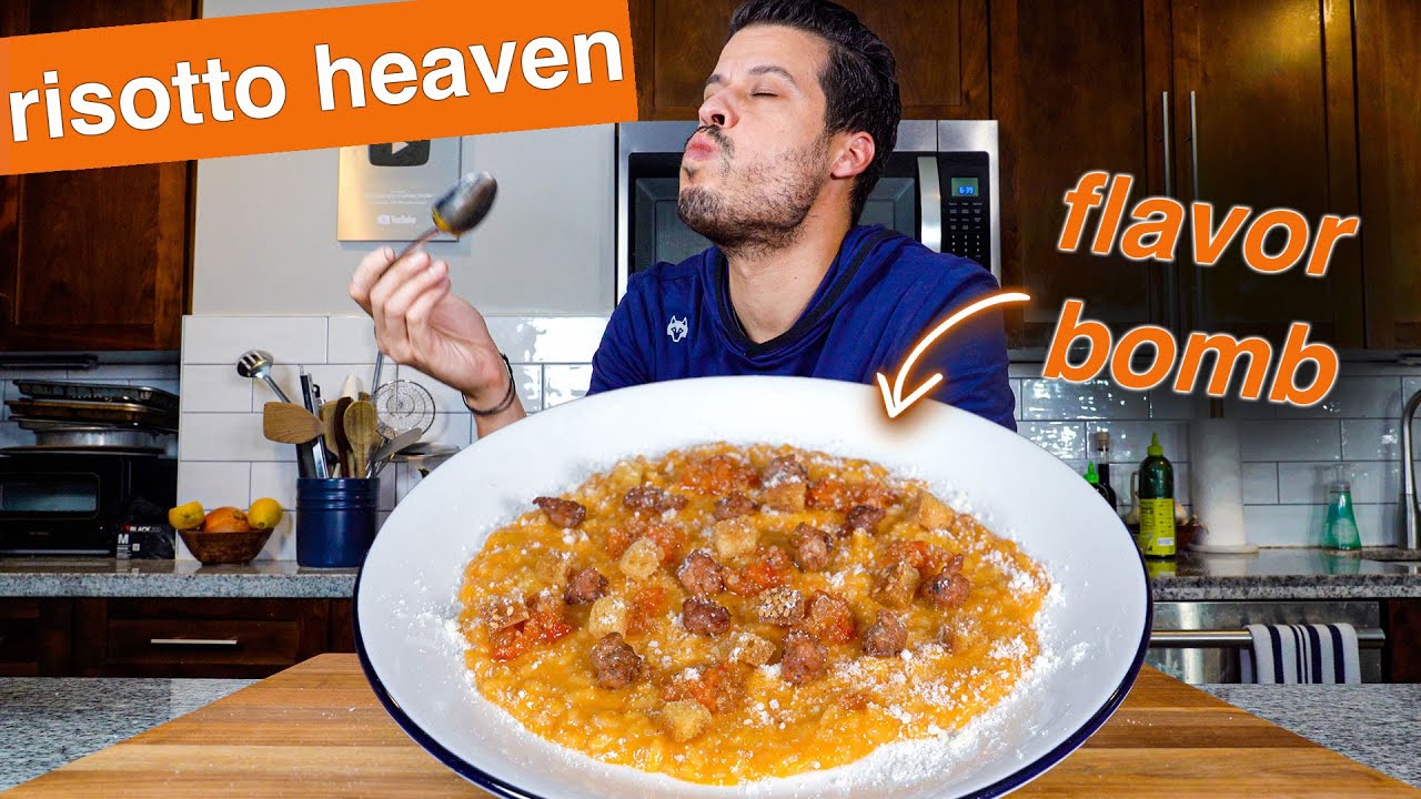 This Sausage and Pepper RISOTTO is Heaven in Your Mouth