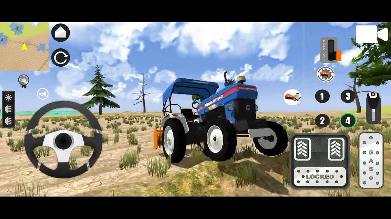 Mini Tractor JCB Game Video | Tractor Trolley Game | Only Games | Only Games Video |