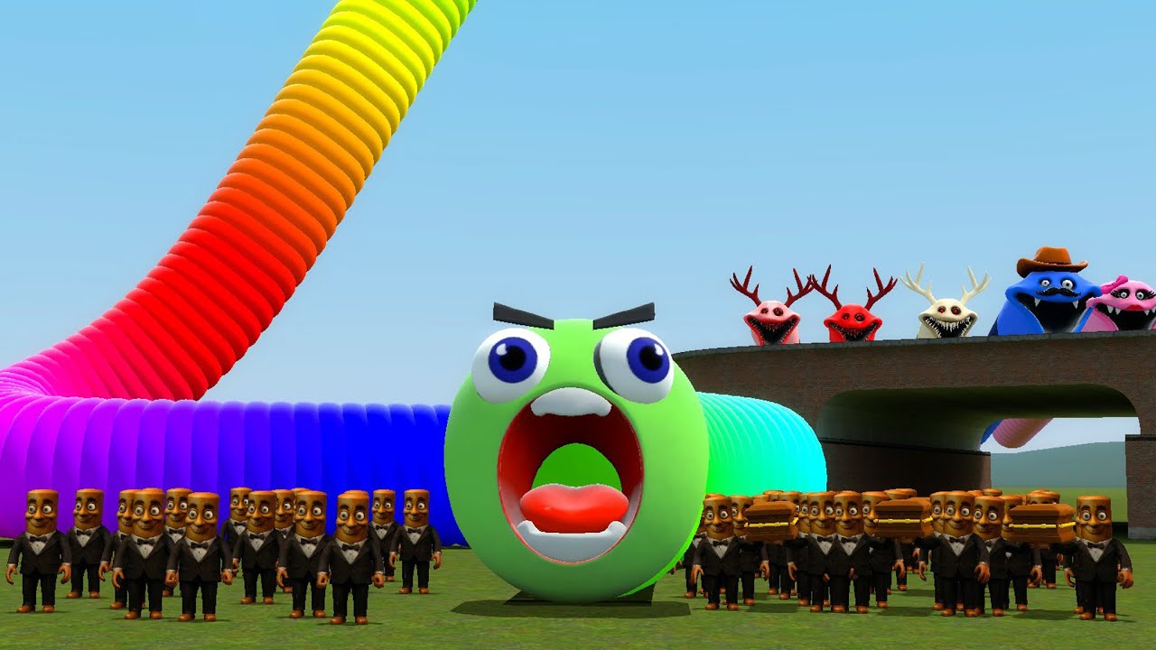 I FOUND NEW ROBLOX HUNGRY WORM RAINBOW in Garry's Mod