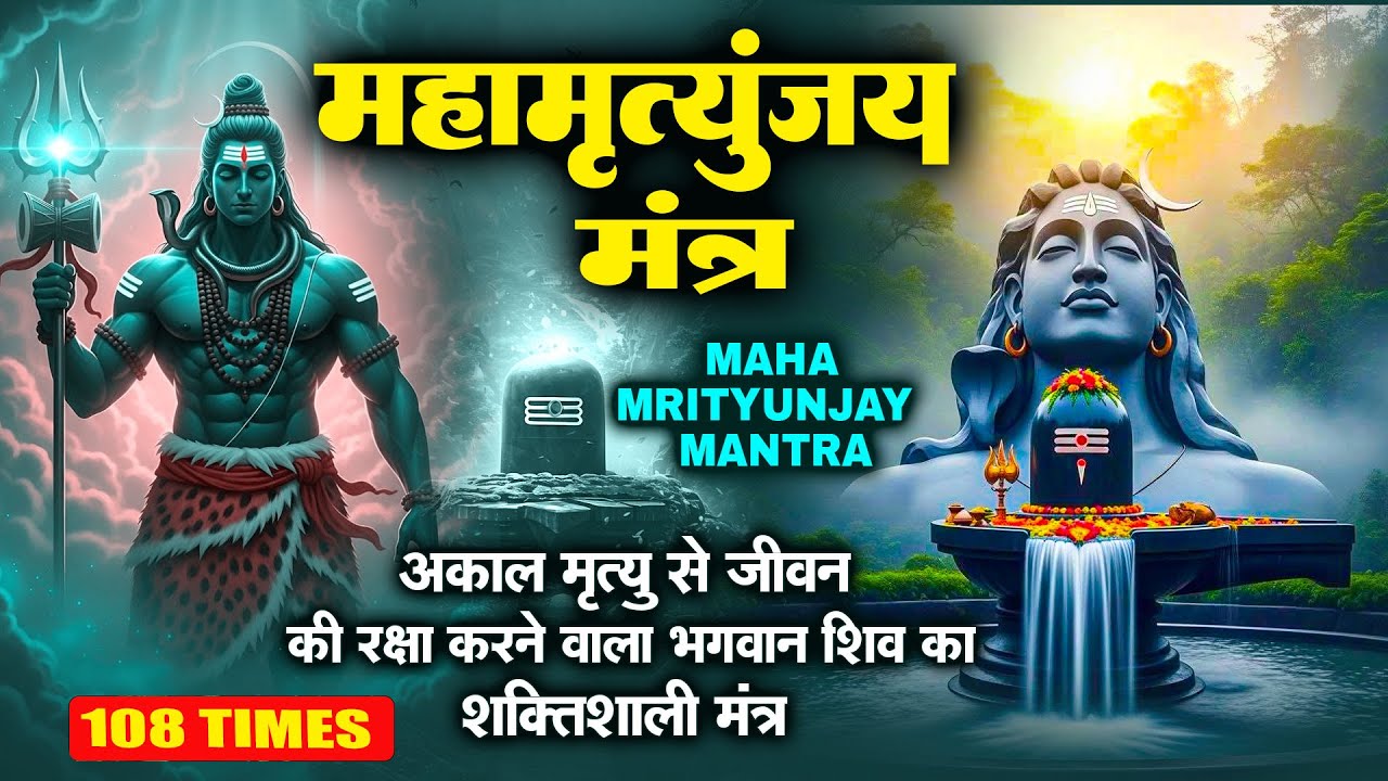 108 Times महामृत्युंजय मंत्र जाप | शांति, स्वास्थ्य और जीवन की रक्षा  होती है