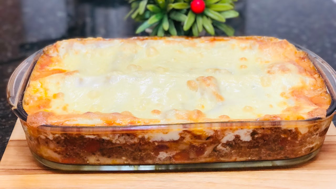 PROCURANDO UMA RECEITA PARA SEU ALMOÇO DE DOMINGO? FAÇA ESSA LASANHA DELICIOSA!!! ❤️