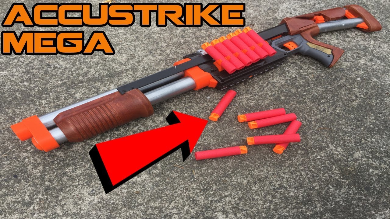 Nerf MEGA Accustrike Darts Make the Mastodon CRAZY. | Walcom S7