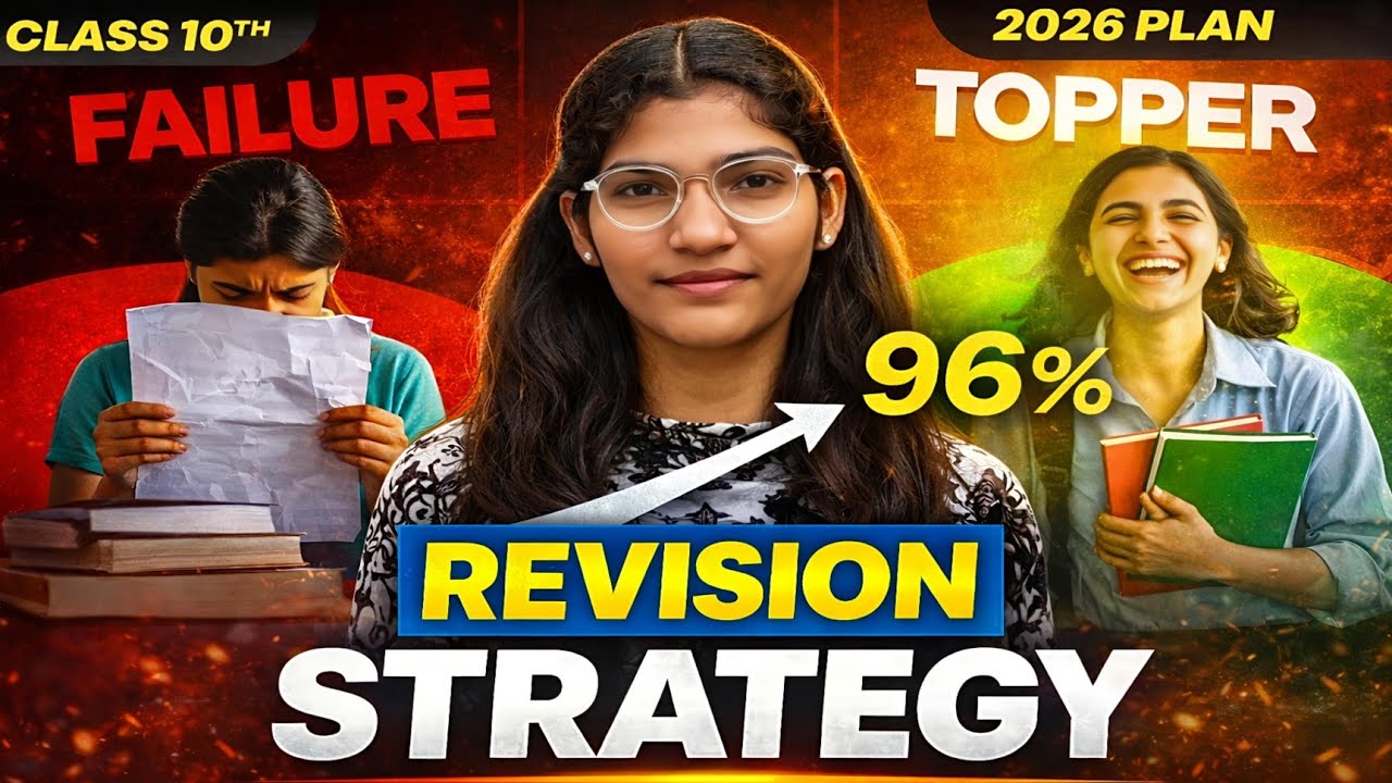 This Revision Strategy helped me score 96% in Class 10 in last 15 days🔥| 