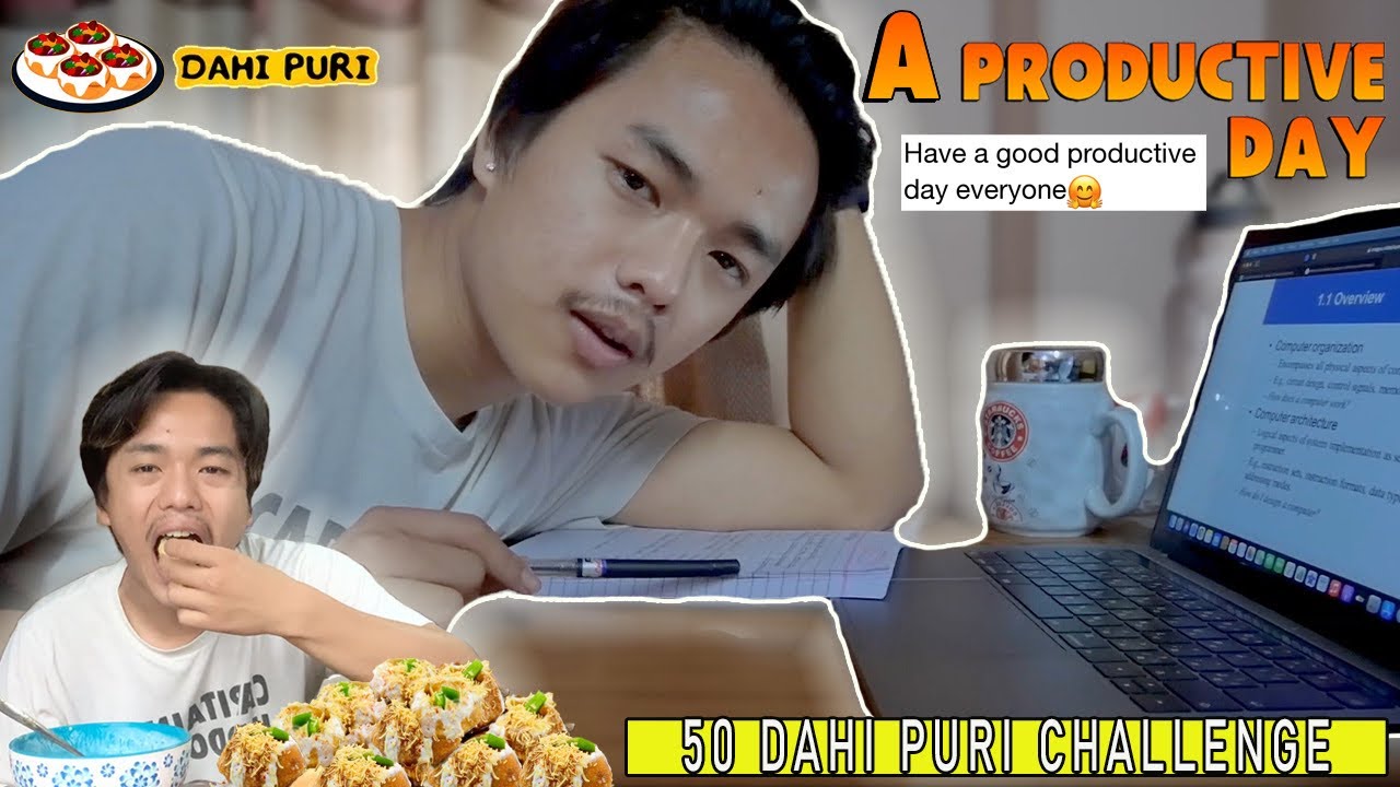 50 DAHIPURI CHALLENGE 🤯, A PRODUCTIVE DAY 😎 || FOOD CHALLENGE VLOG || Abishek Gurung