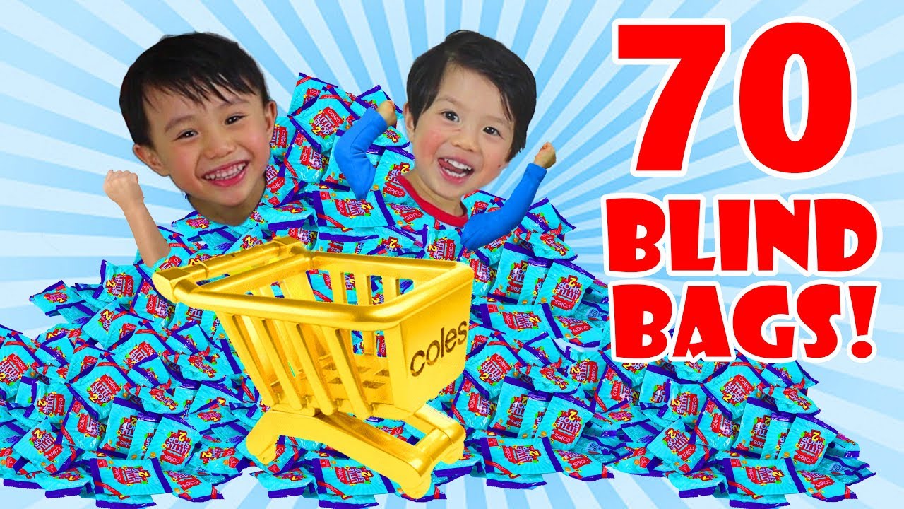 Coles Little Shop 2 Mini Grocery Collectables #3 | 70 Blind Bags to Find The  Rare Golden Trolley!