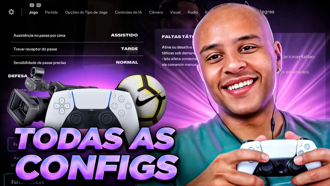 EA FC 26 | MINHAS CONFIGURA&Ccedil;&Otilde;ES DE CONTROLE, C&Acirc;MERA E OP&Ccedil;&Otilde;ES DE JOGO PARA O ULTIMATE TEAM