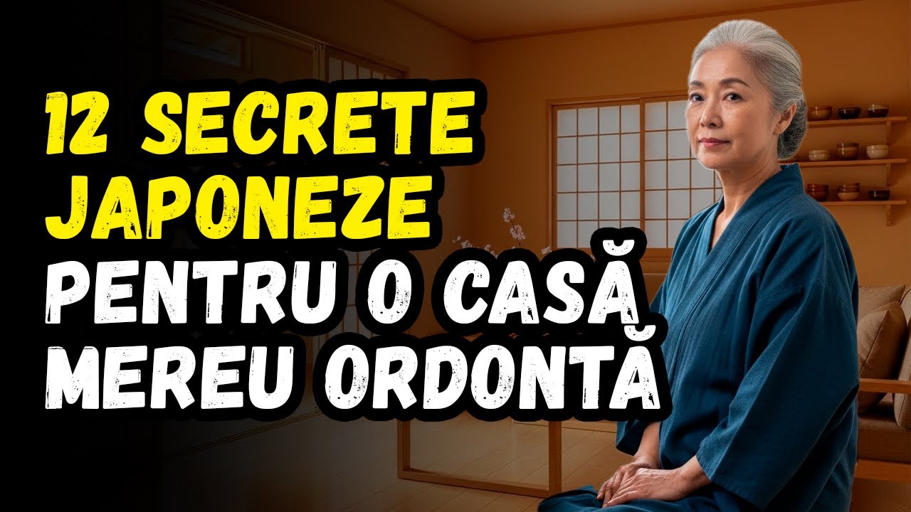 12 SECRETE JAPONEZE CARE ÎȚI PĂSTREAZĂ CASA ORDONATĂ FĂRĂ EFORT