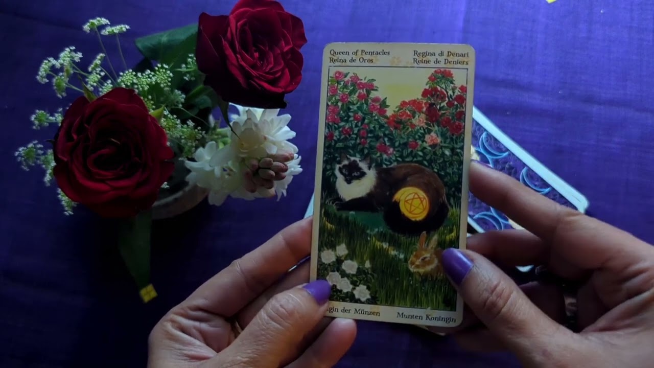 OneTarot Daily Message - Queen of Pentacles gives abundance and care