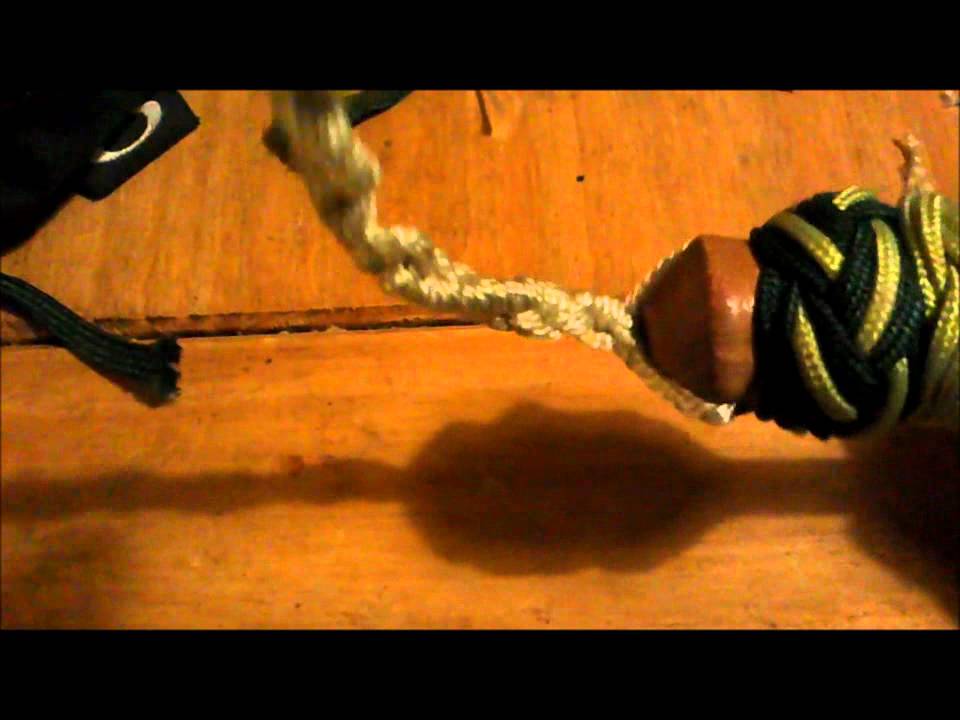fire steel with turks head knot