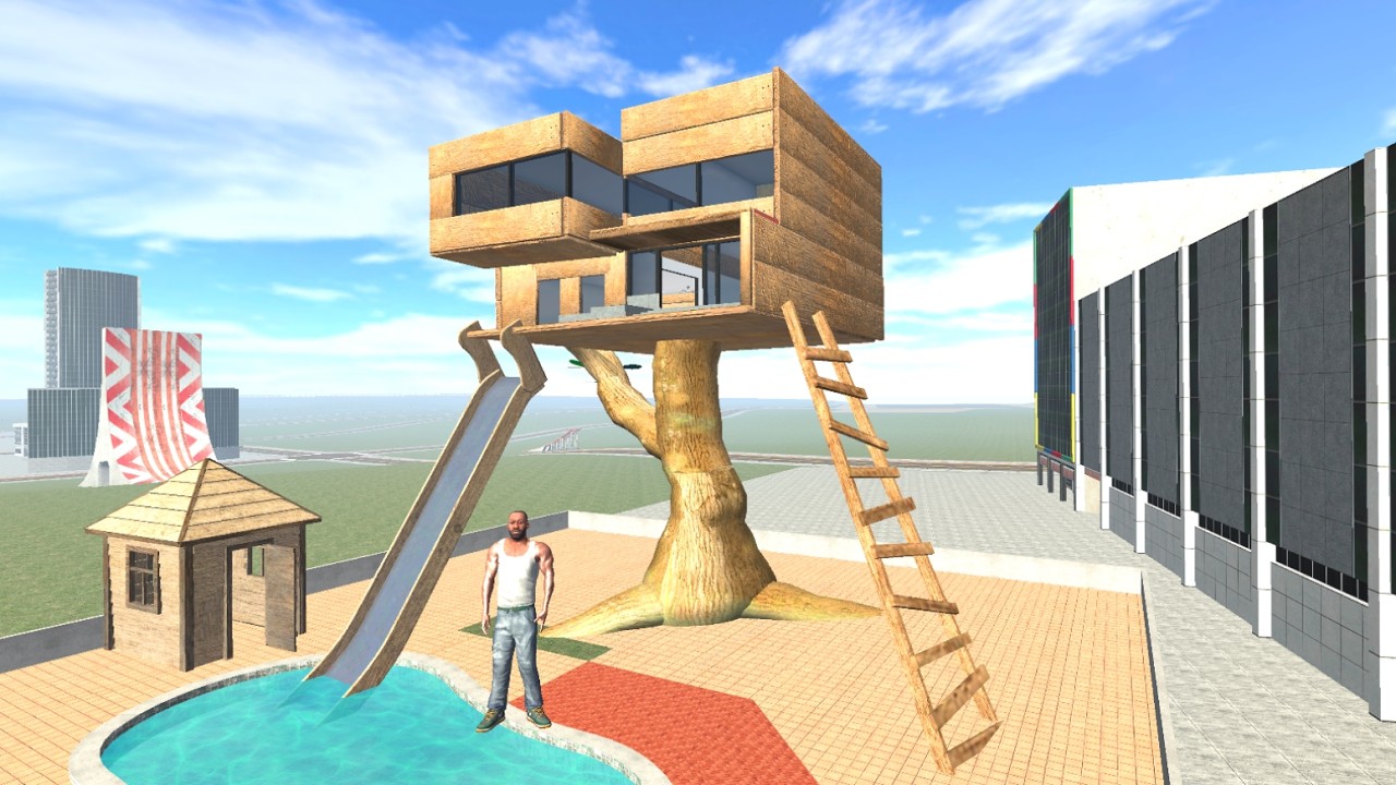 Franklin Change House to TREE HOUSE in Indian Bike Driving 3D