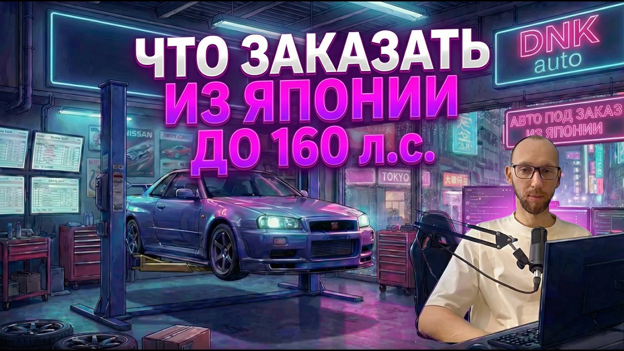 ПОДБОРКА МАШИН из ЯПОНИИ ДО 160 л.с.