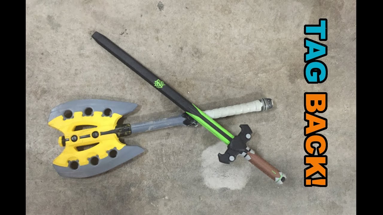 TAG BACK! - The Nerf N-Force Melee Weapons | Walcom S7