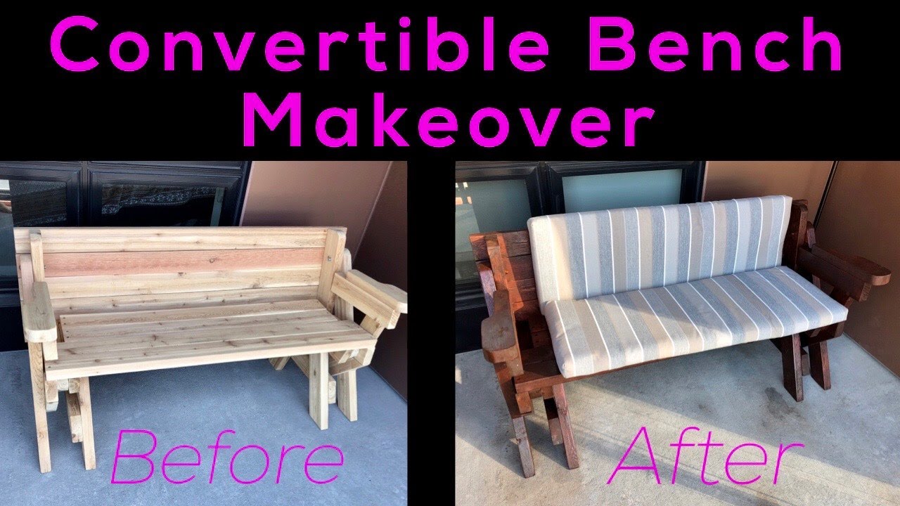 Convertible Bench Makeover