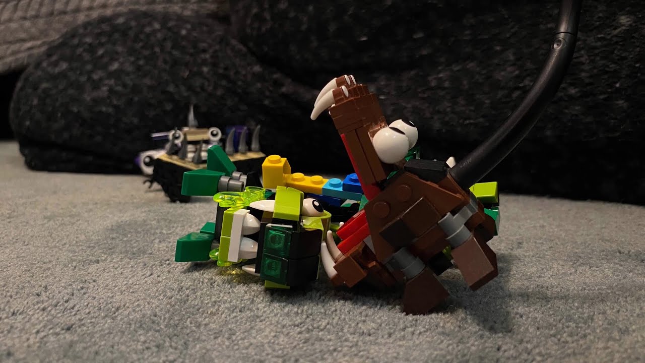I recreated an alphabet Lore scene with Lego Mixels