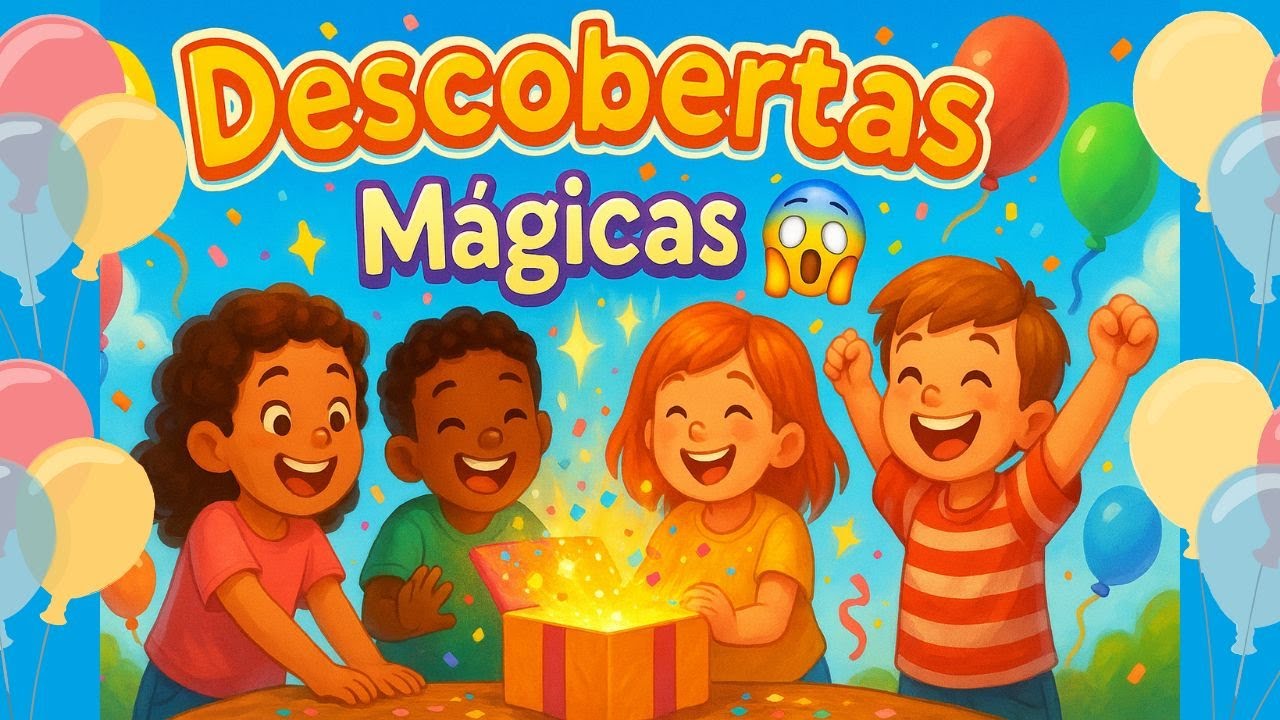 😲 Descobertas M&aacute;gicas &ndash; M&uacute;sica Infantil Dia das Crian&ccedil;as