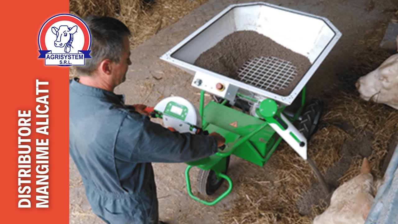 Distributore elettrico di alimenti per bestiame Alicatt E 301 - Agrisystem srl