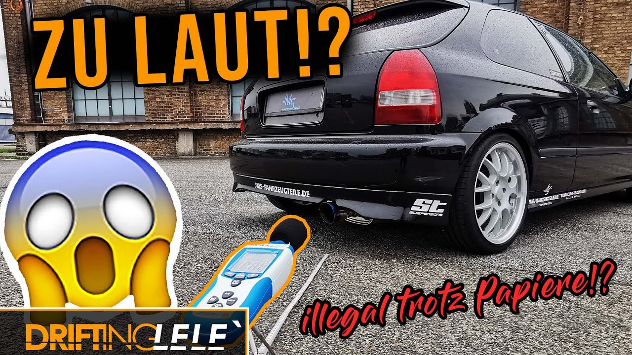 DB Messung 🔊 bei Polizeikontrolle 👮 - Soko Poser Ziwitsch
