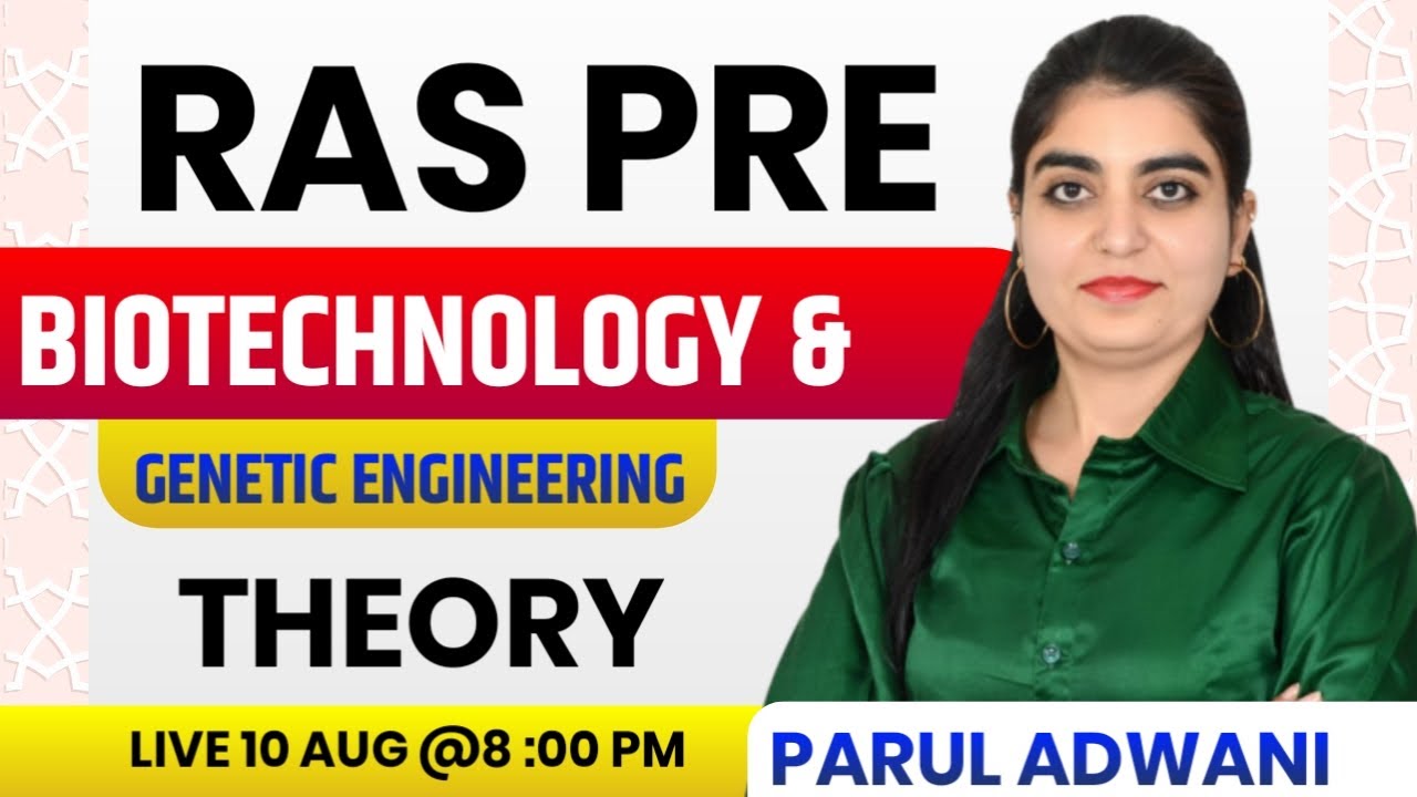 RAS Pre Science | RAS Exam 2023 Pre General Science Online Classes |Important Questions|Parul Adwani