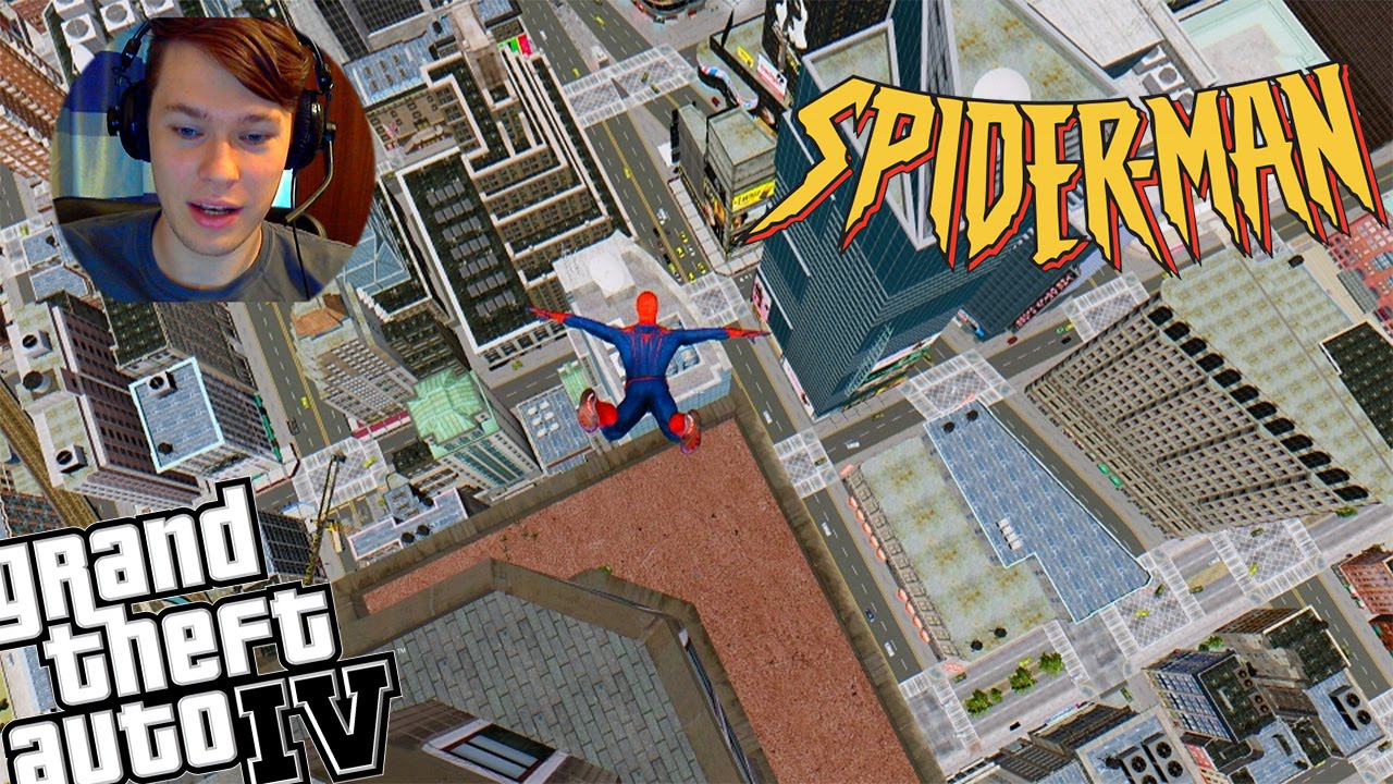 GTA 4 Amazing Spiderman Mod - Spiderman With REAL Powers