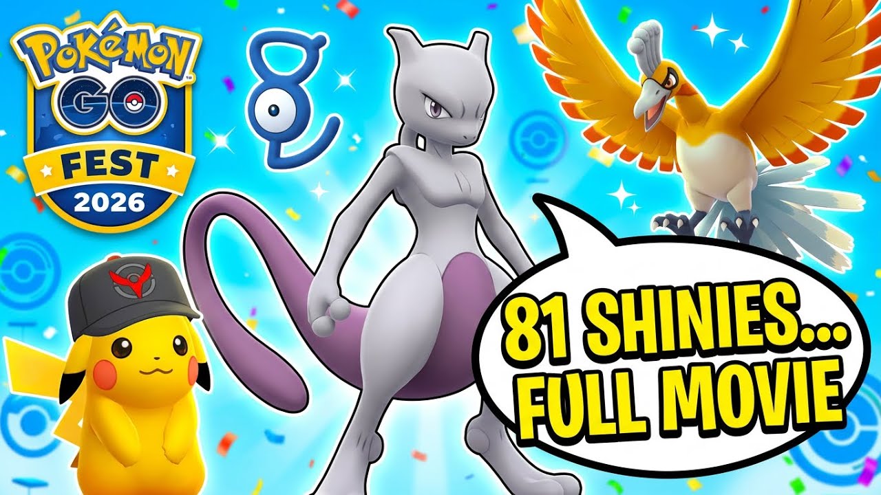 I GOT 81 SHINIES at Pok&eacute;mon GO Fest 2026! 🤯 | The FULL Movie