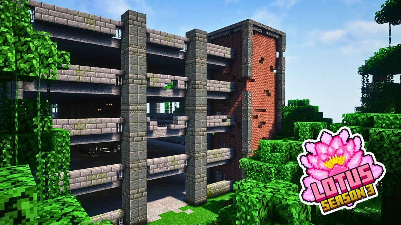 Let's Build a Post Apocalyptic Parking Garage! | Minecraft Survival 1.21 | Lotus S3